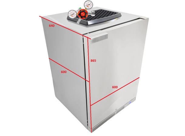 Undercover Kegerator - built in