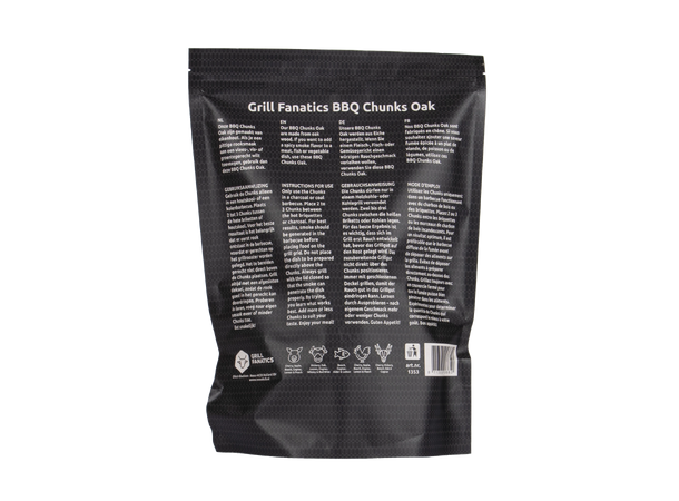 BBQ Oak Chunks 1 kg