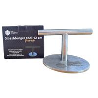 BBQ Smashburger Tool 12cm Smashburgerjern i rustfritt stål