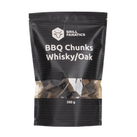 BBQ Whisky/Oak Chunks 500g Trebiter av Whiskeyfat