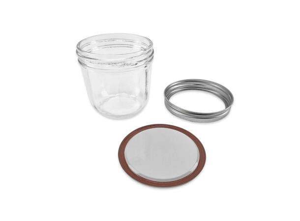 Haul Mason Jar 300ml - 12 stk Wide Mouth