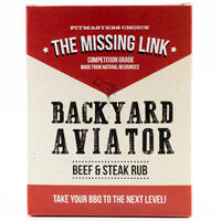 Missing Link Backyard Aviator Rub 400g for saftige biffer og grillet rødt kjøtt