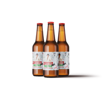 Shitter Was Full 2025 Etikett 60 stk Passer til boks og flaske, 110 x 80 mm