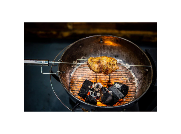 Single Premium Powered BBQ Rotisserie