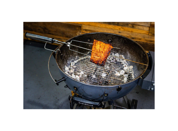 Single Premium Powered BBQ Rotisserie