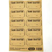 10 stk etiketter til flasker Vintage Craft Labels