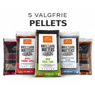 5-pakk Traeger Pellets Pakkepris - 5 valgfrie pellets