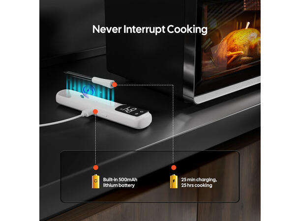 Bluetooth Mini Wireless Meat Thermometer