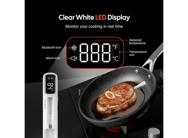 Bluetooth Mini Wireless Meat Thermometer