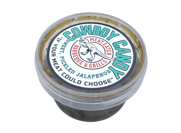 Cowboy Candy 260g - MeatEater BBQ Søte, syltede Jalapenos 