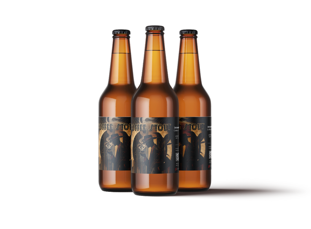 Java Noir Coffee Stout Etikett 60 stk
