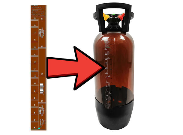 Litermarkering for Oxebar 20L