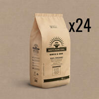 Pall med Birch & Oak Grillkull Pall med 24 stk