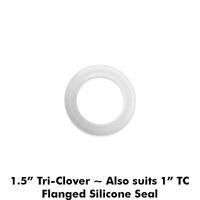 Silikonpakning for 1,5" Tri-Clamp flenspakning Tri-Clamp