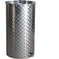 Vintank 100 L med flytelokk (oljelås) rustfritt stål