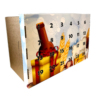 Adventskalender/gaveeske for flasker Fyll med dine egne flasker!