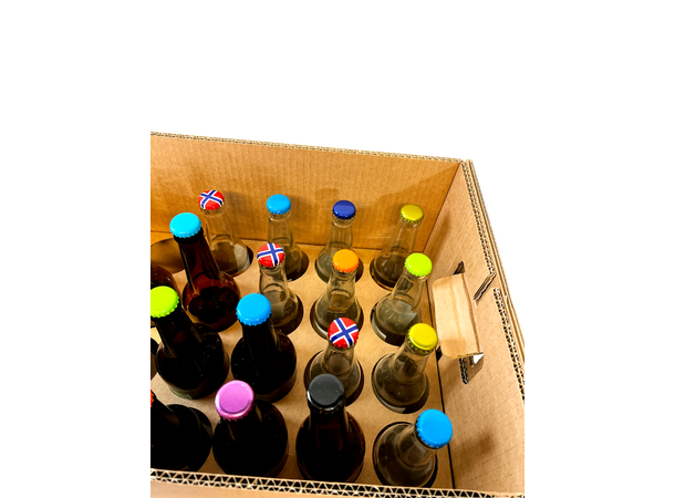 Adventskalender/gaveeske for flasker