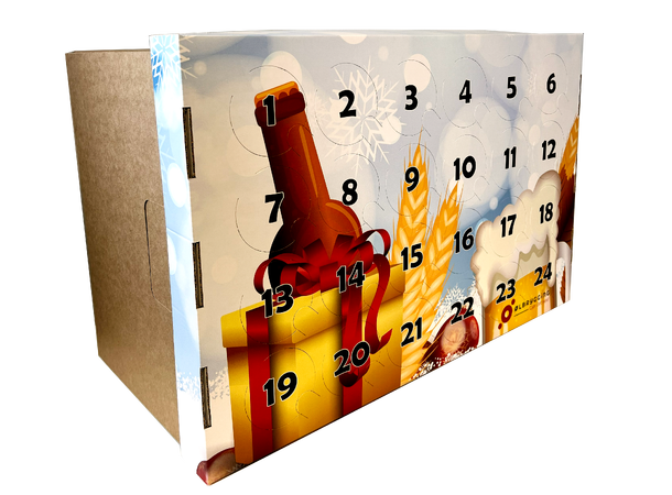 Adventskalender/gaveeske for flasker