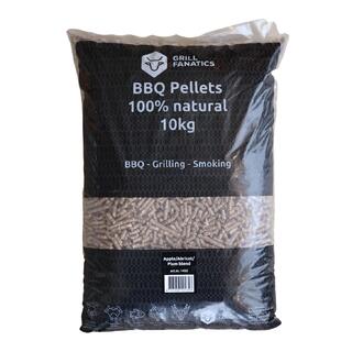 BBQ Pellets Apple/Plum/Apricot 10kg Europeisk pellets,100% naturlig trevirke