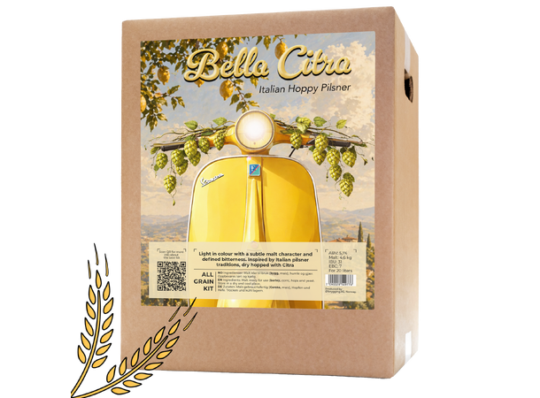 Bella Citra Allgrain Ølsett Italiensk Pilsner med Citra 