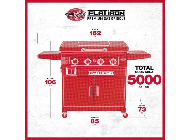 Char-griller Flat Iron Premium Griddle