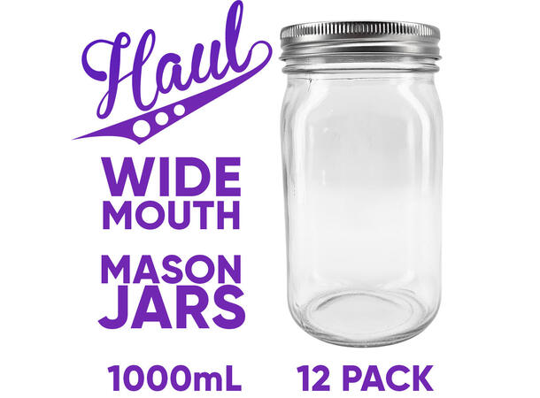 Haul Wide Mouth 1000ml - 12stk
