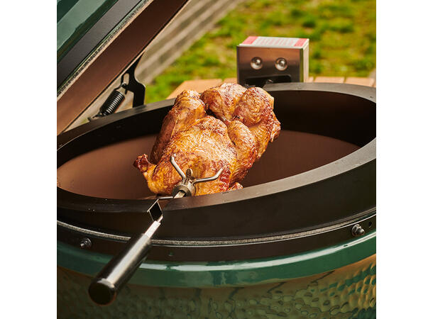 Rotisserie Large Big Green Egg Rotisserie til grill med Ø46cm 