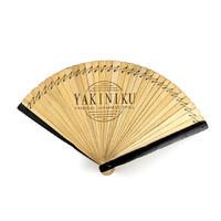YAKINIKU Bamboo Hand Fire Fan Håndvifte i bambus
