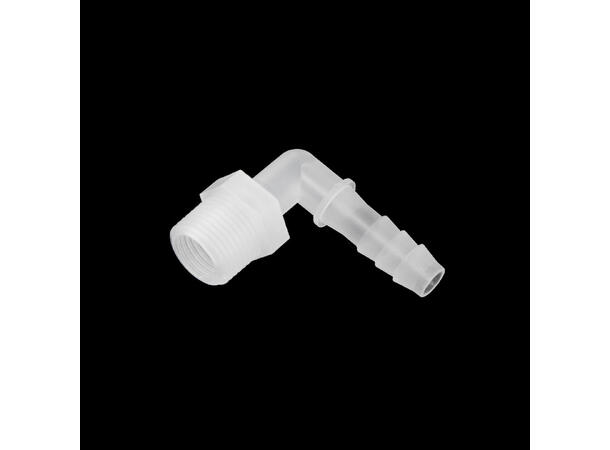 Slangenippel-albue 90°,3/8" NPT til 10mm