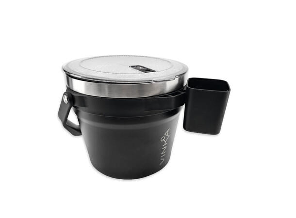 VINKA Double Insulated Ice Bucket Black