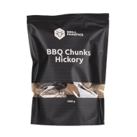 BBQ Hickory Chunks 1kg Trebiter fra hickorytre