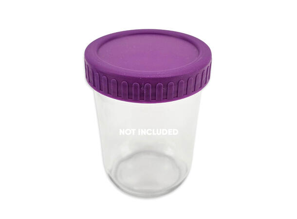Haul Mason Jar Purple Lids