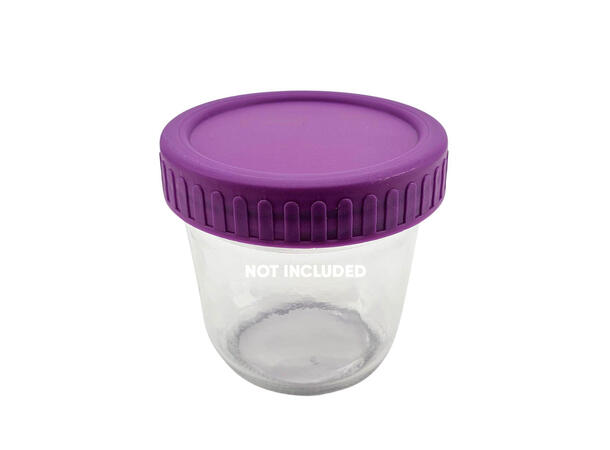 Haul Mason Jar Purple Lids