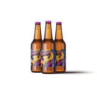 Supercharge DDH IPA Etikett 60 stk Passer til boks og flaske, 110 x 80 mm