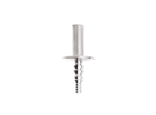 TC34mm o2/co2 sten-holder, slangenippel