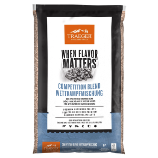Traeger Competition Blend Pellets 9kg Gir en subtil s&#248;t n&#248;tteaktig aroma