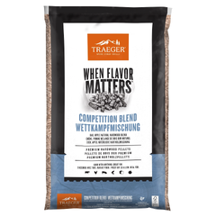 Traeger Competition Blend Pellets 9kg Gir en subtil s&#248;t n&#248;tteaktig aroma