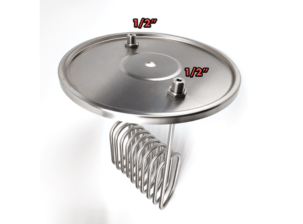 32L Conical Fermenter Lid w/coil