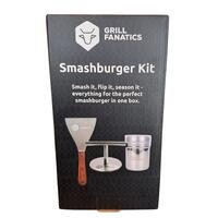 Grill Fanatics Smashburger Kit Flipp, press og krydre burgerne dine