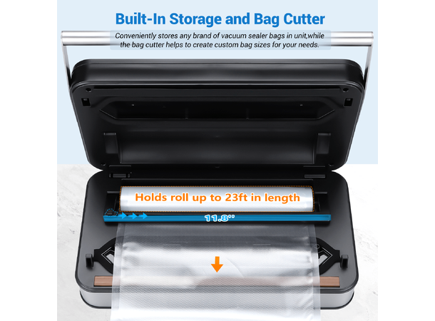 INKBIRD Vacuum Sealer INK-VS04 kompakt vakuumpakker 