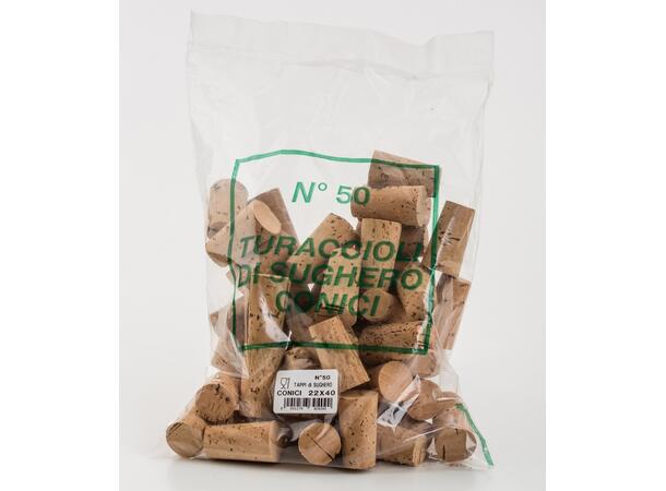 50 stk Naturkork til ølflasker