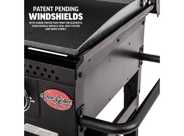 Char-griller Flat Iron 3 Burner Griddle