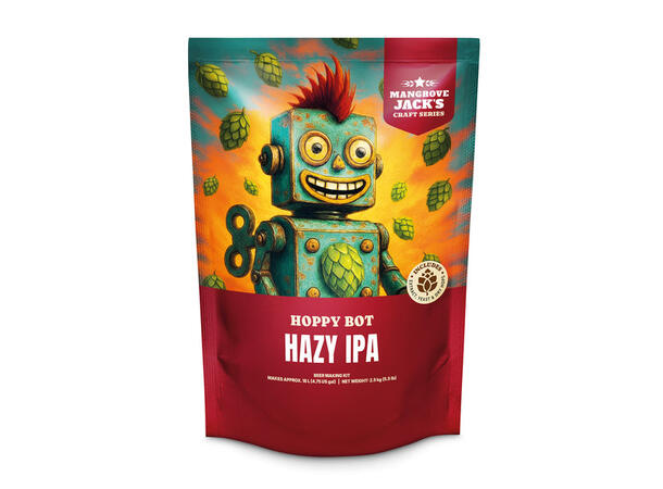 Hazy IPA med tørrhumle for 18 liter