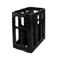 Kasse for 6 x 0,75 l flasker Plastkasse for vin og champagneflasker