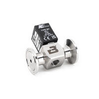 Magnetventil, TC34mm+M12, NC, DC24V Ø2.0 0-3 bar, 2.0mm hullåpning, med M12