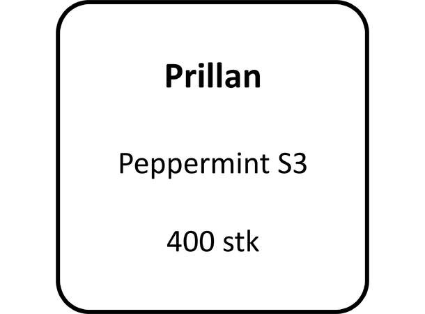 Prillan Peppermint 400stk
