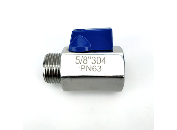 5/8 Stainless Ball Valve (Female x Male)