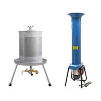 Hydropresse 40L + fruktkvern 2 hk Pakke med elektrisk fruktkvern