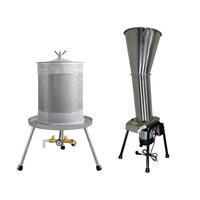 Hydropresse 40L + fruktkvern 2 hk Pakke med elektrisk fruktkvern