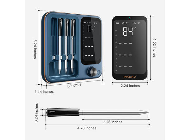INKBIRD INT-14S-BW Termometer